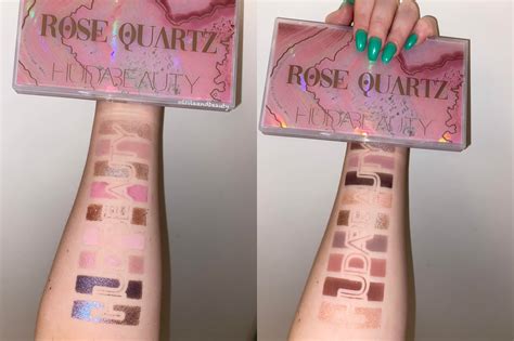Huda Beauty Rose Quartz Eyeshadow Palette Review Olivia And Beauty