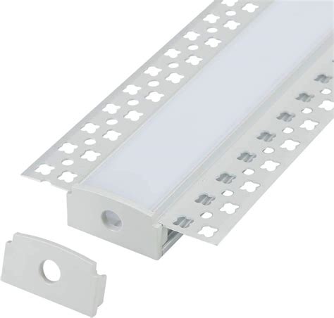 5 Pack 66ft2 Meter Plaster In Recessed Slim Led Aluminum Channel With