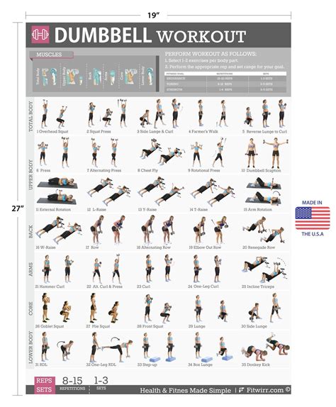 Printable Dumbbell Leg Workout Free Printable Masterpiece Calendars