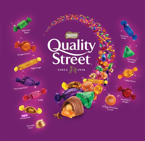 3D Quality Street Chocolates & Toffees - Packaging on Behance