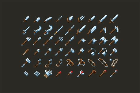 Pixel Art Weapons Pack Animation Gamedev Market My Xxx Hot Girl