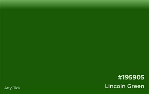 Lincoln Green Color Artyclick