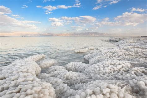 Salt At Dead Sea In Israel Stock Image Image Of Outdoor 185784847