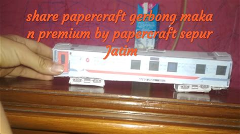 Share Papercraft Gerbong Makan Ekonomi Premium Stainless Steel By