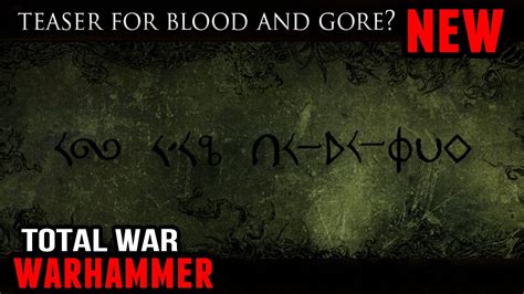 Total War Warhammer Blood And Gore Teaser Youtube