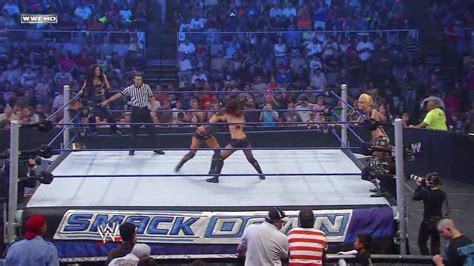 Michelle Mccool And Layla Vs Melina And Eve Hd Youtube