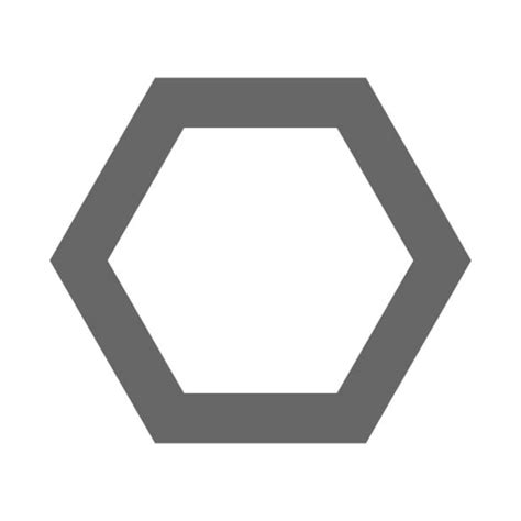 Hexagon Frame Stencil
