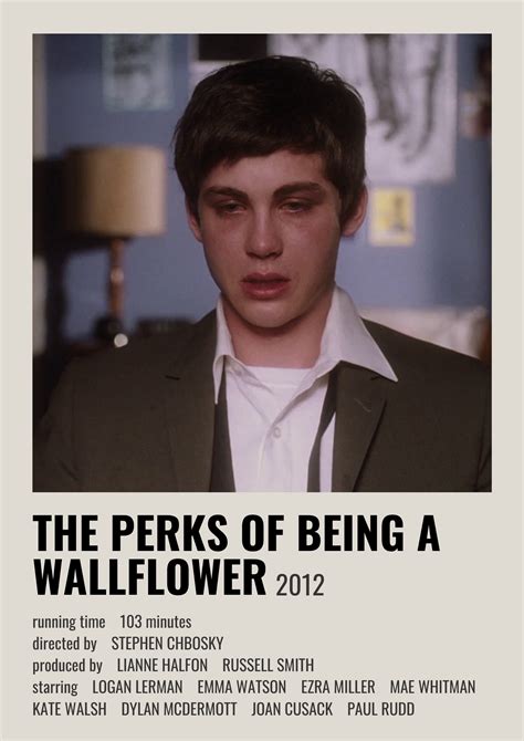 The Perks Of Being A Wallflower Movie Poster Artofit