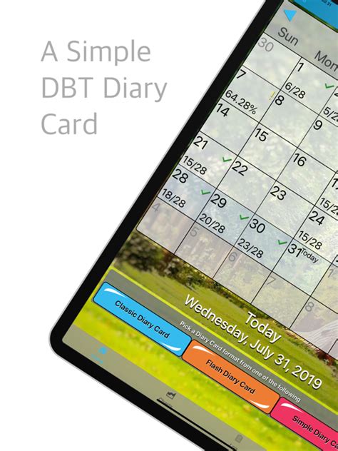 Simple Dbt Skills Diary Card App Price Drops