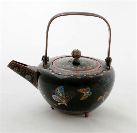 Maybe you would like to learn more about one of these? Japanese Cloisonne Teapot with Butterflies Meiji Era | Tea ...