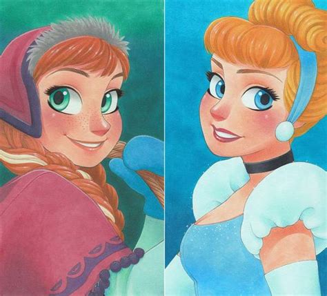 Pretty Cute Disney Princess Portraits By Chihiro Howe Gadgetsin