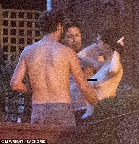 Lady No Scott Disick Cosies Up To Topless Model In London Gossippme