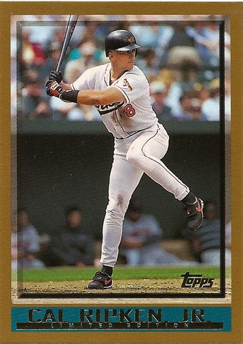 Anyone can make a deposit to a cal 1 card debit account using a uc berkeley student or employee identification number. Orioles Card "O" the Day: Cal Ripken Jr., 1998 Topps Prinivil Promo #1