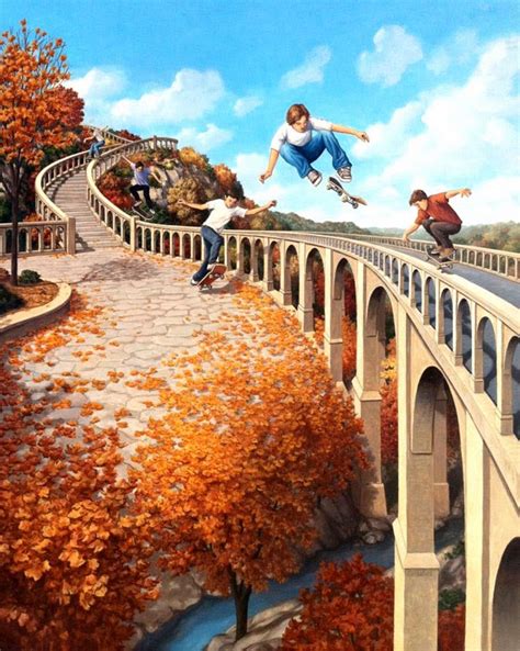 Beautiful Optical Illusion Art Works And Paintings By Rob Gonsalves