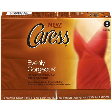 Caress Evenly Gorgeous Exfoliating Beauty Bar 8 Count 425 Ounces