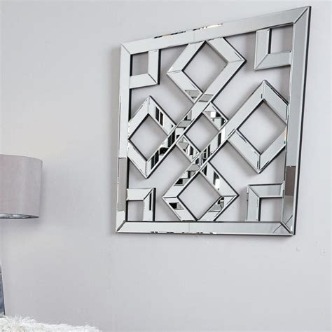 Diamond Geometric Mirror Wall Art Picture Perfect Home