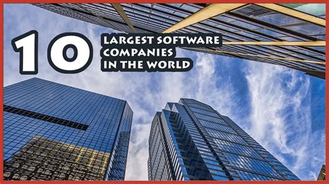Top 10 Largest Software Companies In The World Youtube