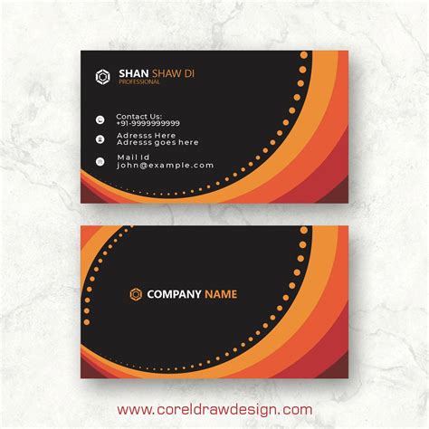 Download Creative Elegant Business Card Premium Vector Coreldraw