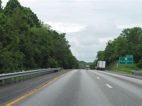Virginia Interstate 81 Northbound Cross Country Roads