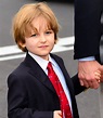 Alexandre (Sasha) Casiraghi (5 years old) is seen during the Monaco ...