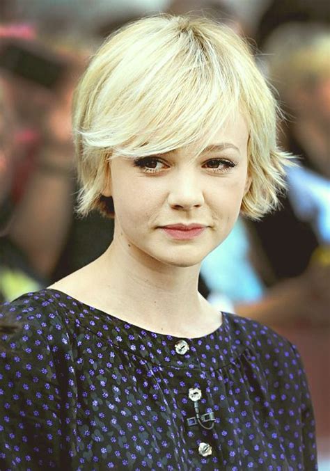 When the trends change, you should look celebrities, because they will have those styles. Carey Mulligan | Short hair styles, Hair cuts