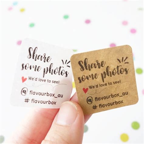 Instagram Stickers Custom Business Small Biz Labels | Etsy