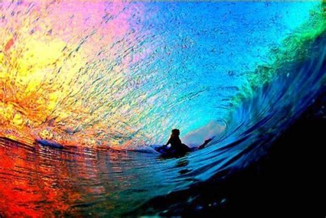 Amazing Rainbow Wave Hawaii Amazingandbeautiful