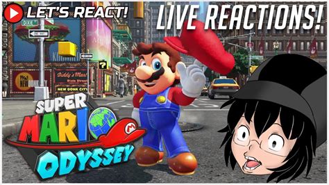 Lets React Super Mario Odyssey Live Reactions Youtube