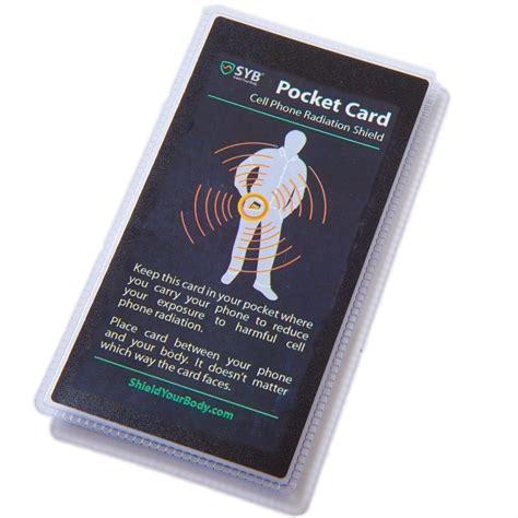 Cell phone protection credit card. Pocket Card to Shield Cellphone Radiation - EMF Protection from SYB