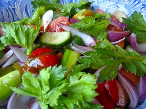 Simple Fresh And Healthy Garden Salad