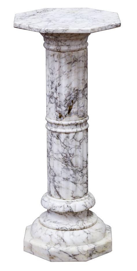 Marble Pedestal Apr 19 2020 Leonard Auction Inc In Il