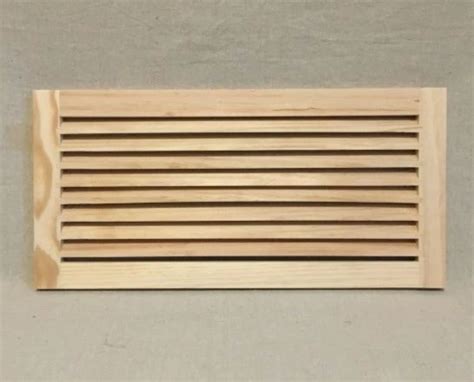 22x10 Wood Return Air Grille Panel Only