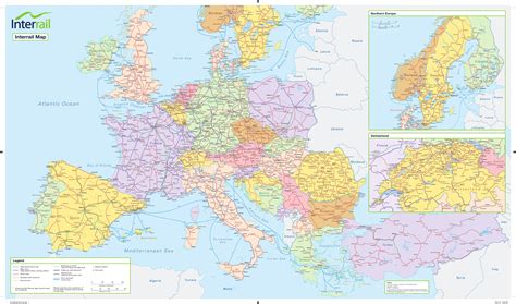 European Railway Network Vivid Maps