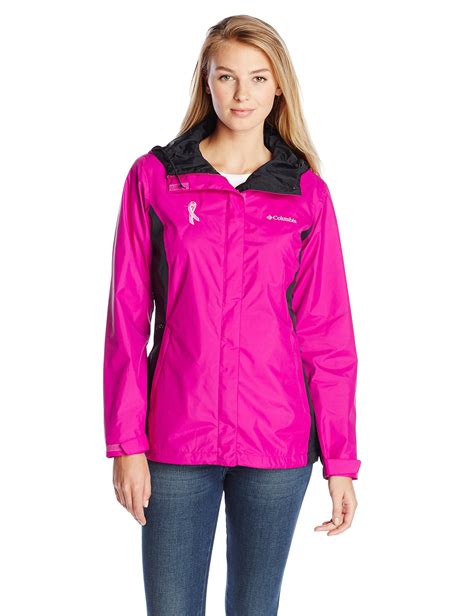 Columbia Womens Tested Tough In Pink Rain Jacket Ii At Amazon Womens