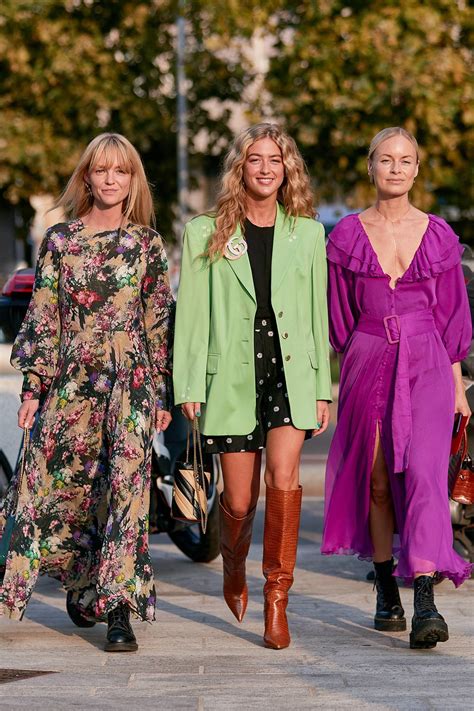 See The Latest Milan Fashion Week Street Style Spring 2020 Who What Wear Uk