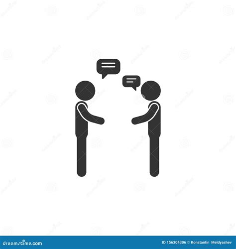 Talking Friends Icon Simple Glyph Vector Of Friendship Set Icons For