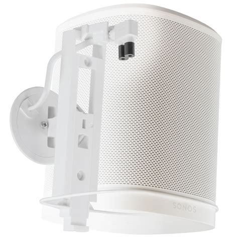 Wall Mount And Hidden Power For Sonos One And One Sl 7 White With 1