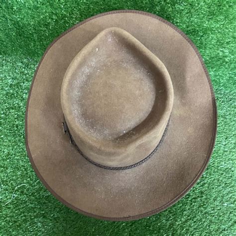 Akubra Light Brown Suede Hat Size 60s