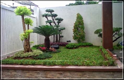 konsep desain taman rumah minimalis  lahan sempit