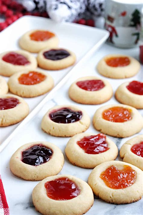 Jam Thumbprint Cookies - Julie's Eats & Treats