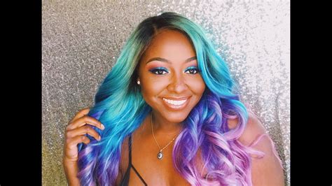How to dye your hair with a simple diy tutorial. Mermaid Hair Dye Tutorial - YouTube