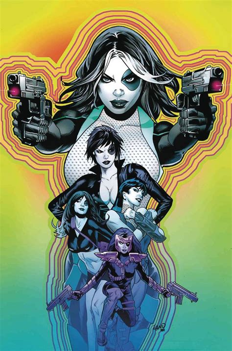 Domino 6 Poster By Greg Land 24″ X 36″ Rollednew Rp12 Domino Marvel Comics Girls