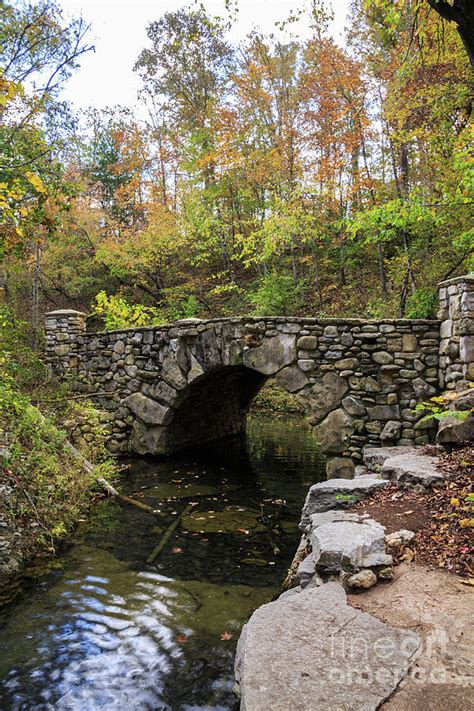 The blocks will support the beams. Bridge Over the Creek Photograph by Terri Morris