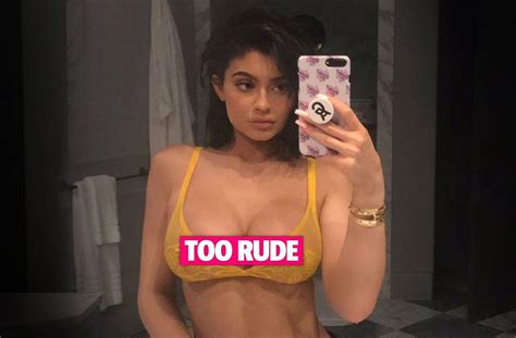 Kylie Jenner Flaunts Major Cleavage In Yellow Lace Bra After Shocking