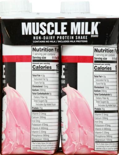 Muscle Milk® Genuine Non Dairy Strawberries N Creme Protein Shake 4