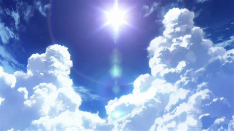 Summer Sky Anime Wallpapers Wallpaper Cave