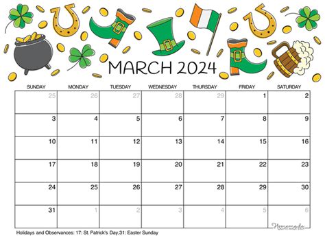March Calendar 2024 Printabulls 2024 Calendar Printable