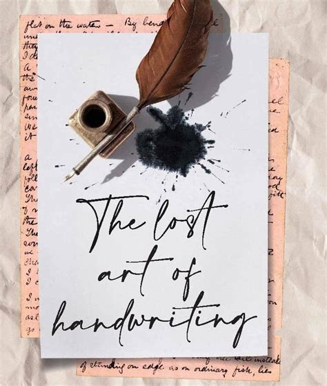 The Lost Art Of Handwriting