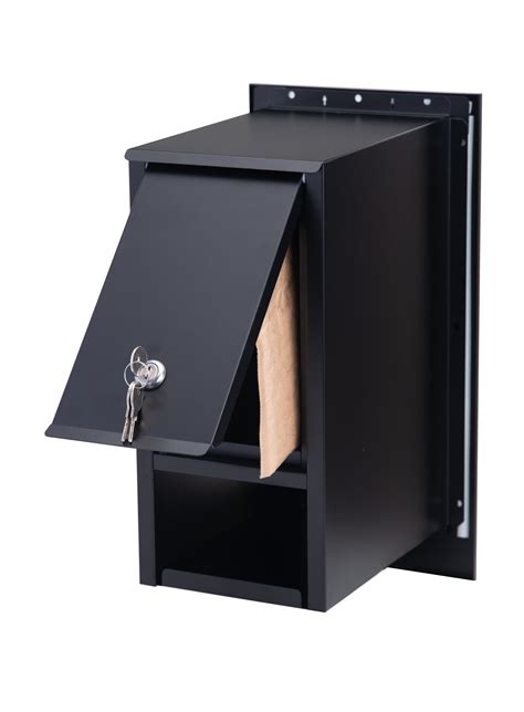 Onyx Fence/Brick Letterbox – Dagood Letterboxes