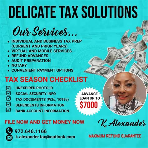 Delicate Tax Solutions Duncanville Tx